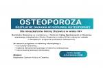 Badania w kierunku osteoporozy- plakat